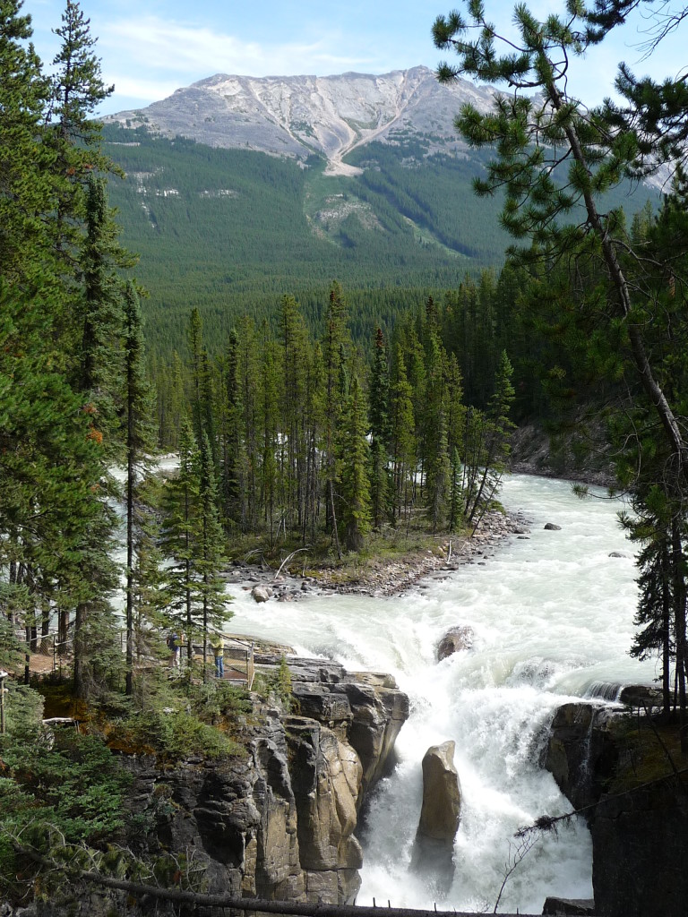 Chutes Sunwapta, parc national de Jasper, Alberta, Canada