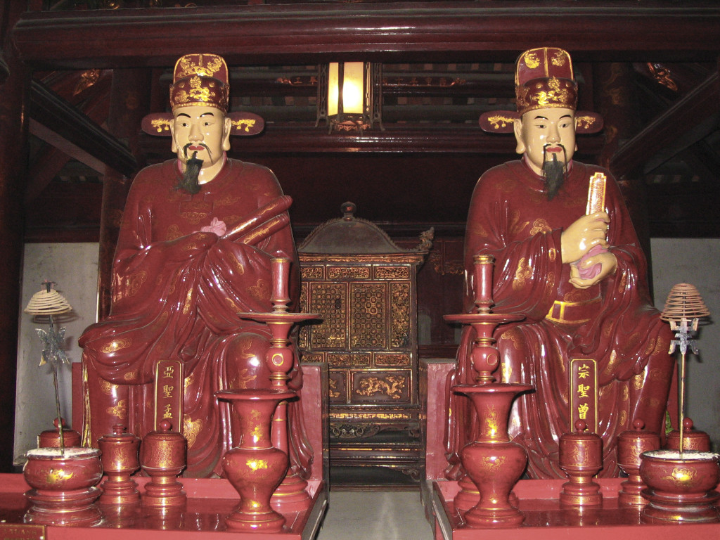 Hanoï - Intérieur Temple de la littérature