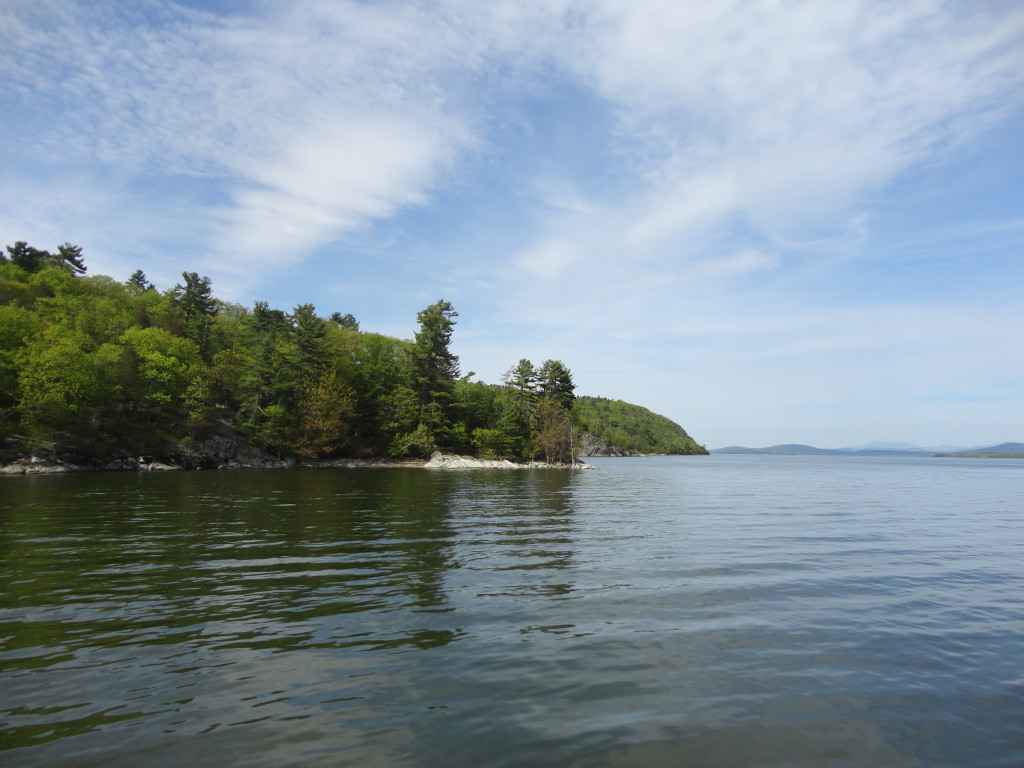 Coisière sur le lac Champlain