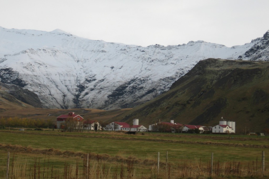 Ferme novatrice dans la région du volcan