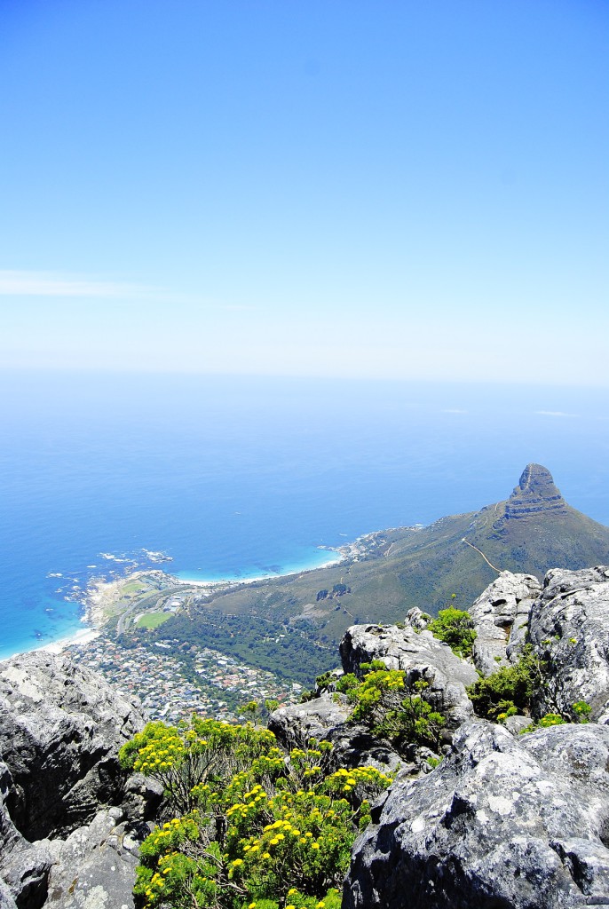Montagne de la Table - vue sur Lion's head, Cape Town, Afrique du Sud