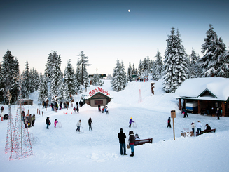 Ice Skating Pond Grouse Mountain