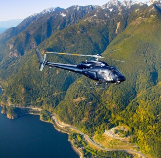 Heli tour - Grouse Mountain