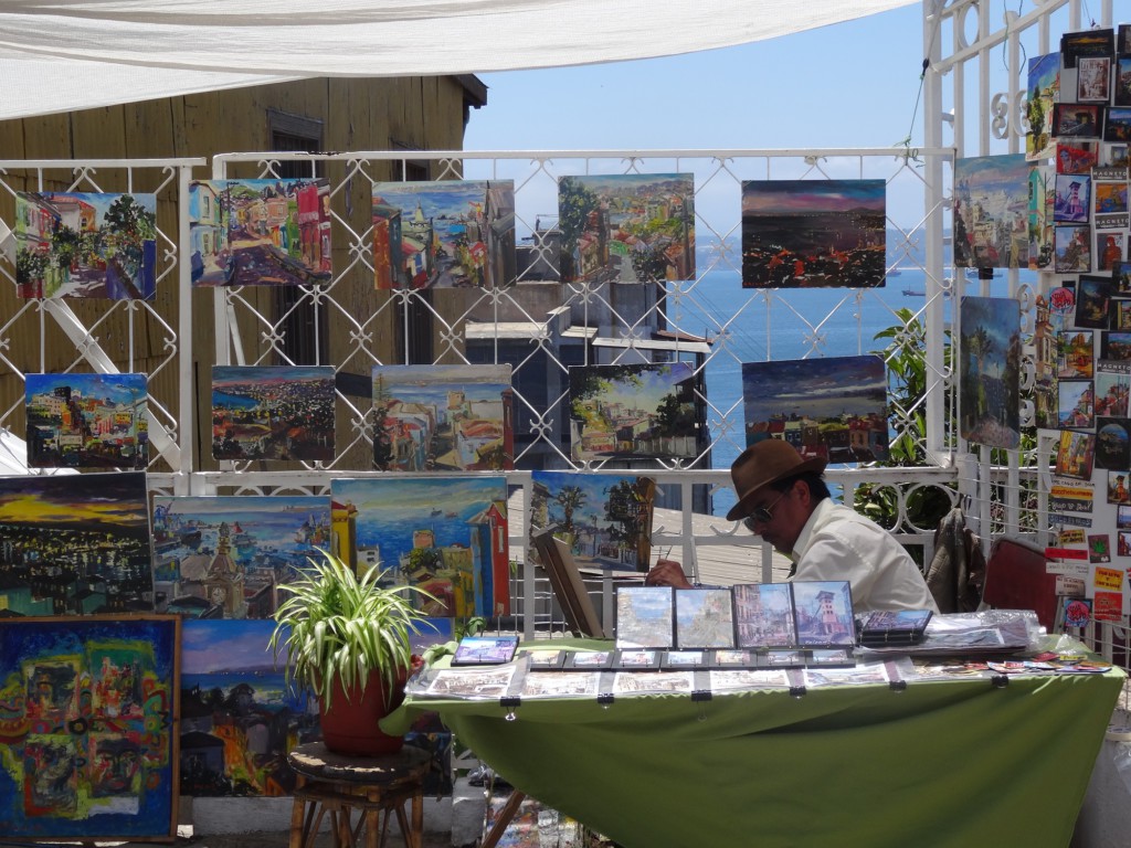Artiste peinte - Valparaiso