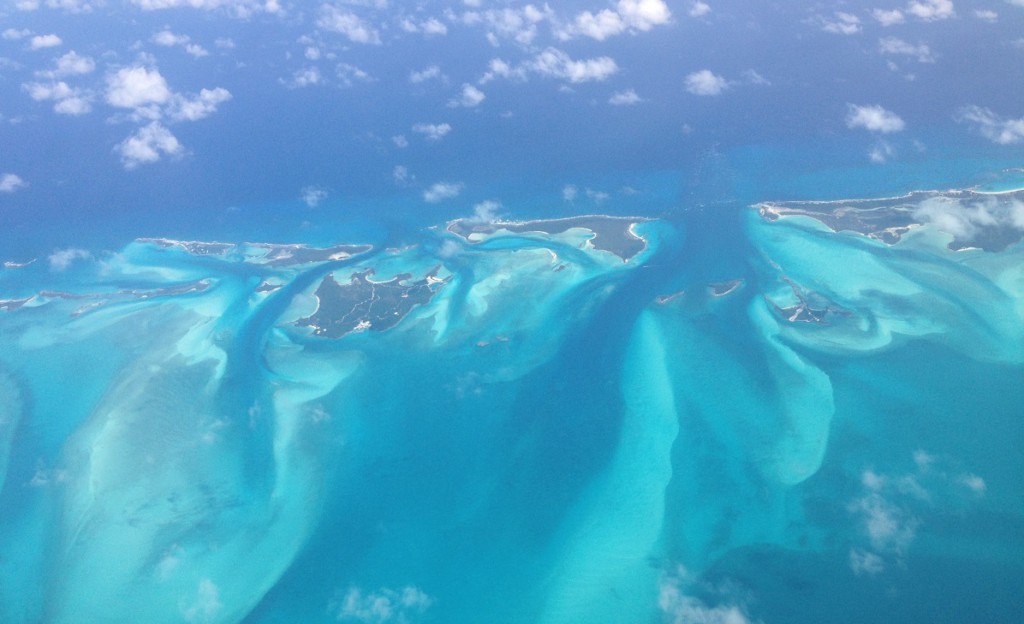 Survol Exuma Cays, Bahamas