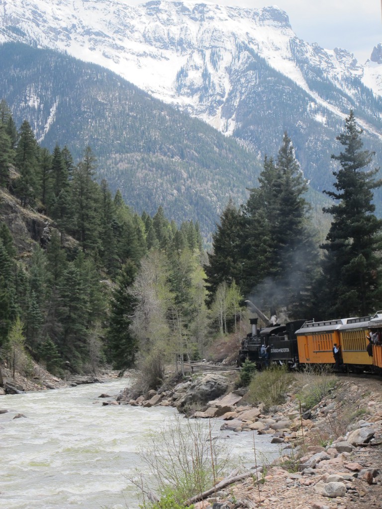 Voyage en train de Silverton à Durango