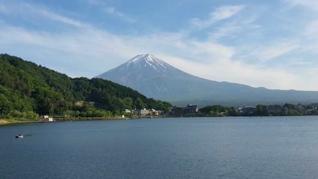 Fujikawaguchiko - vue sur le Mont Fuji
