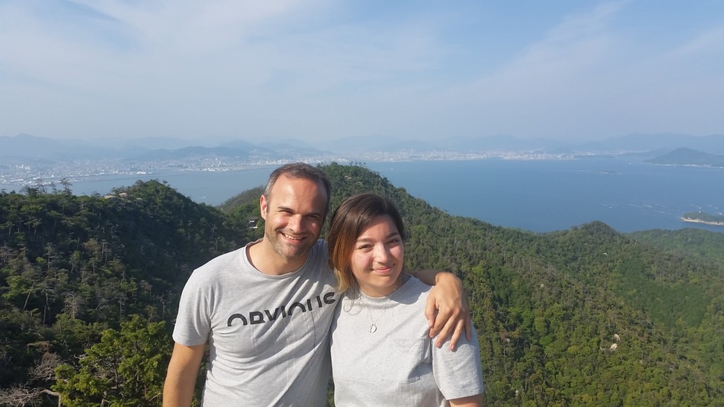 Miyajima - vue sur la baie d'Hiroshima