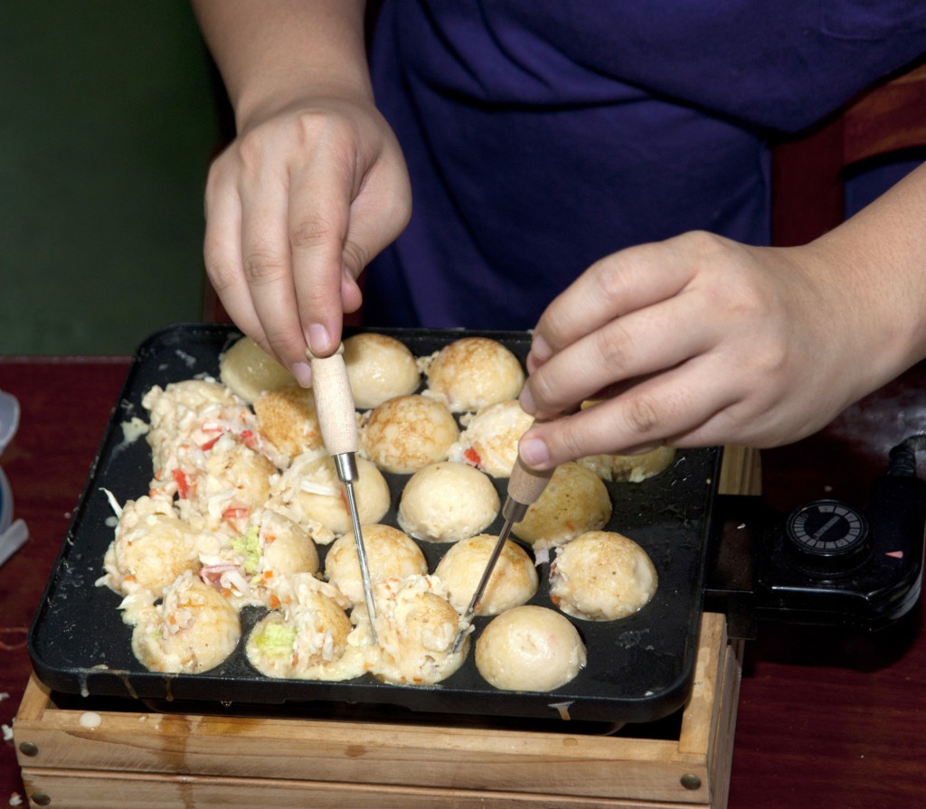 Takoyaki, spécialité d'Osaka - Japon