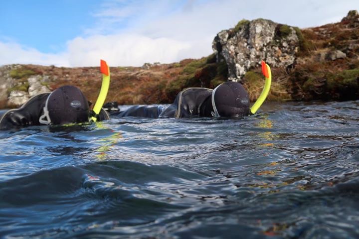 Snorkelling à Silfra - Islande