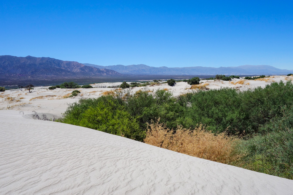 Dunes de sable, Argentine