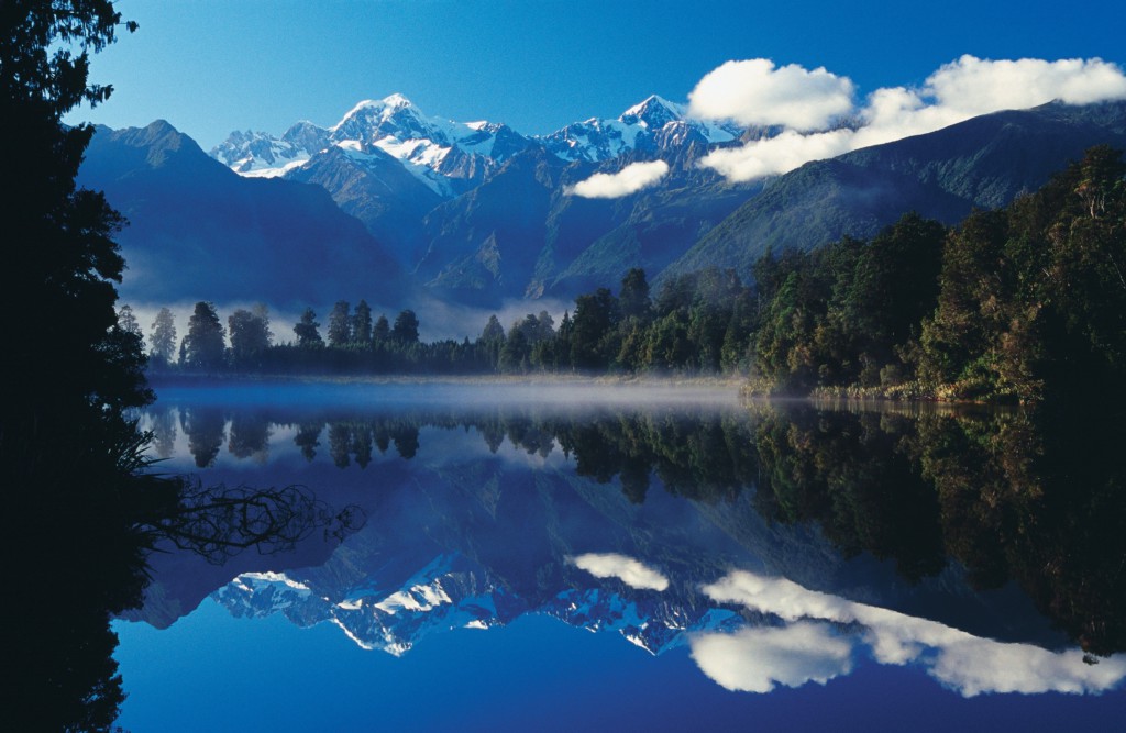 Lake Matheson, West-Coast, Nouvelle-Zélande