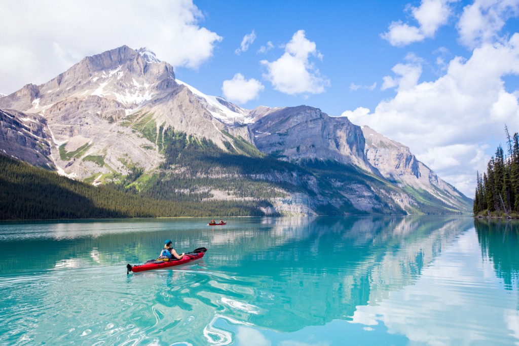 Lac Maligne, parc national de Jasper, Alberta, Canada