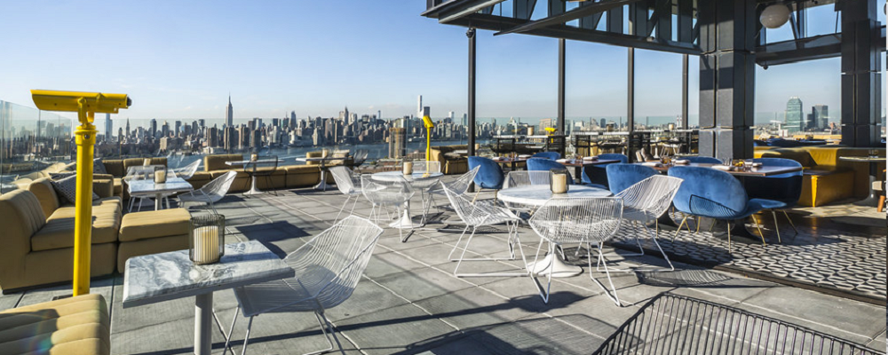 Rooftop du William Vale Hotel, Brooklyn, New York © Westlight Facebook