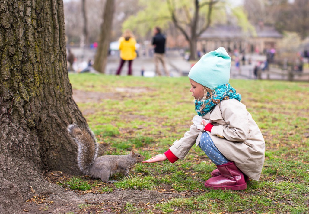 New York avec des enfants