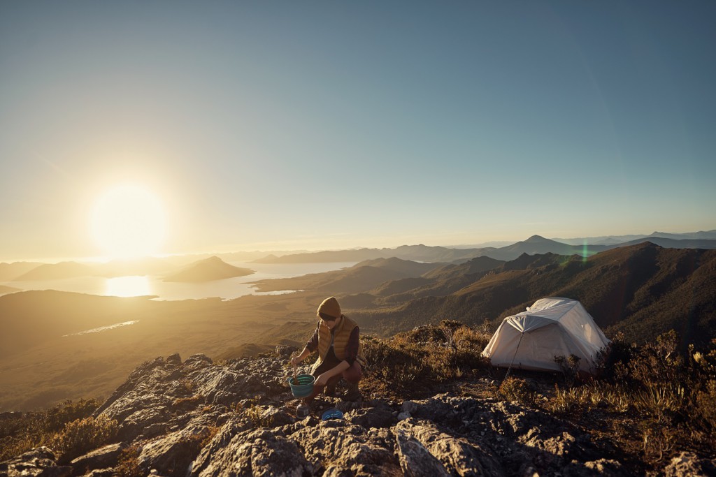 Camping en Tasmanie, Australie