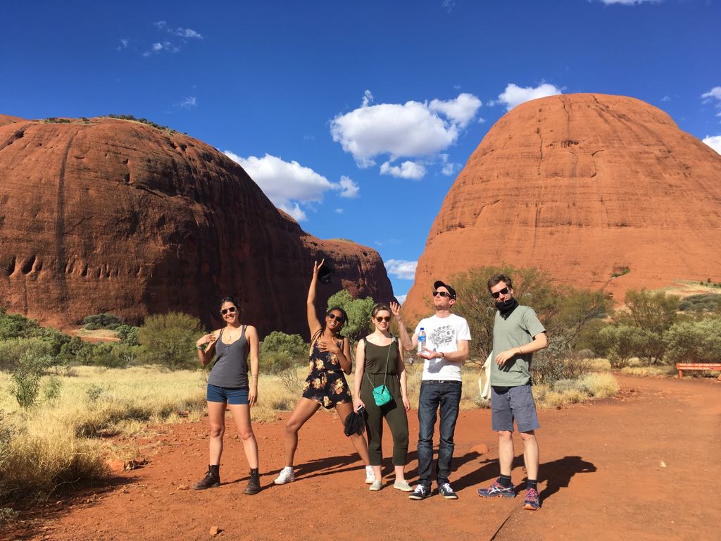 L'équipe Radio Nova en randonnée dans l'arrière pays australien