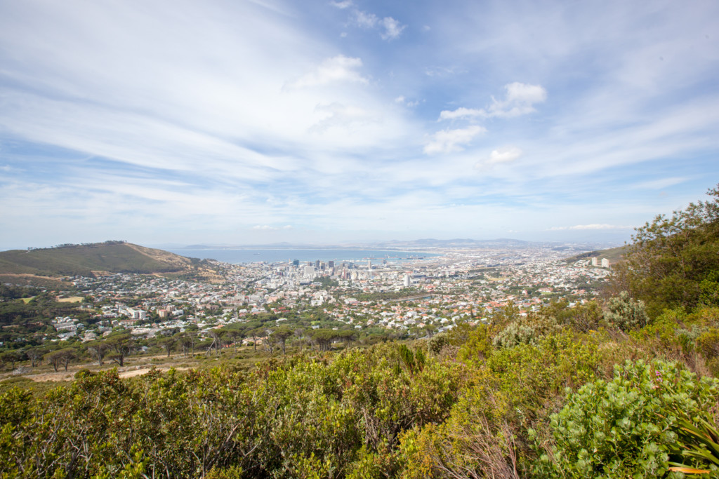 Vue sur la ville de Cape Town