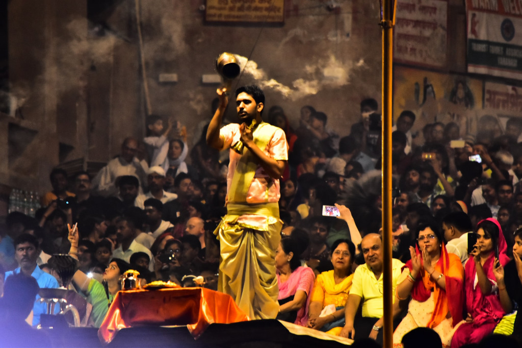 Cérémonie Aarti, Varanasi © Marion Sufize de la Croix