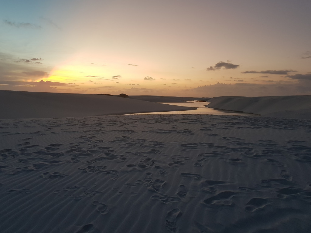 Coucher de soleil à Barreirinhas