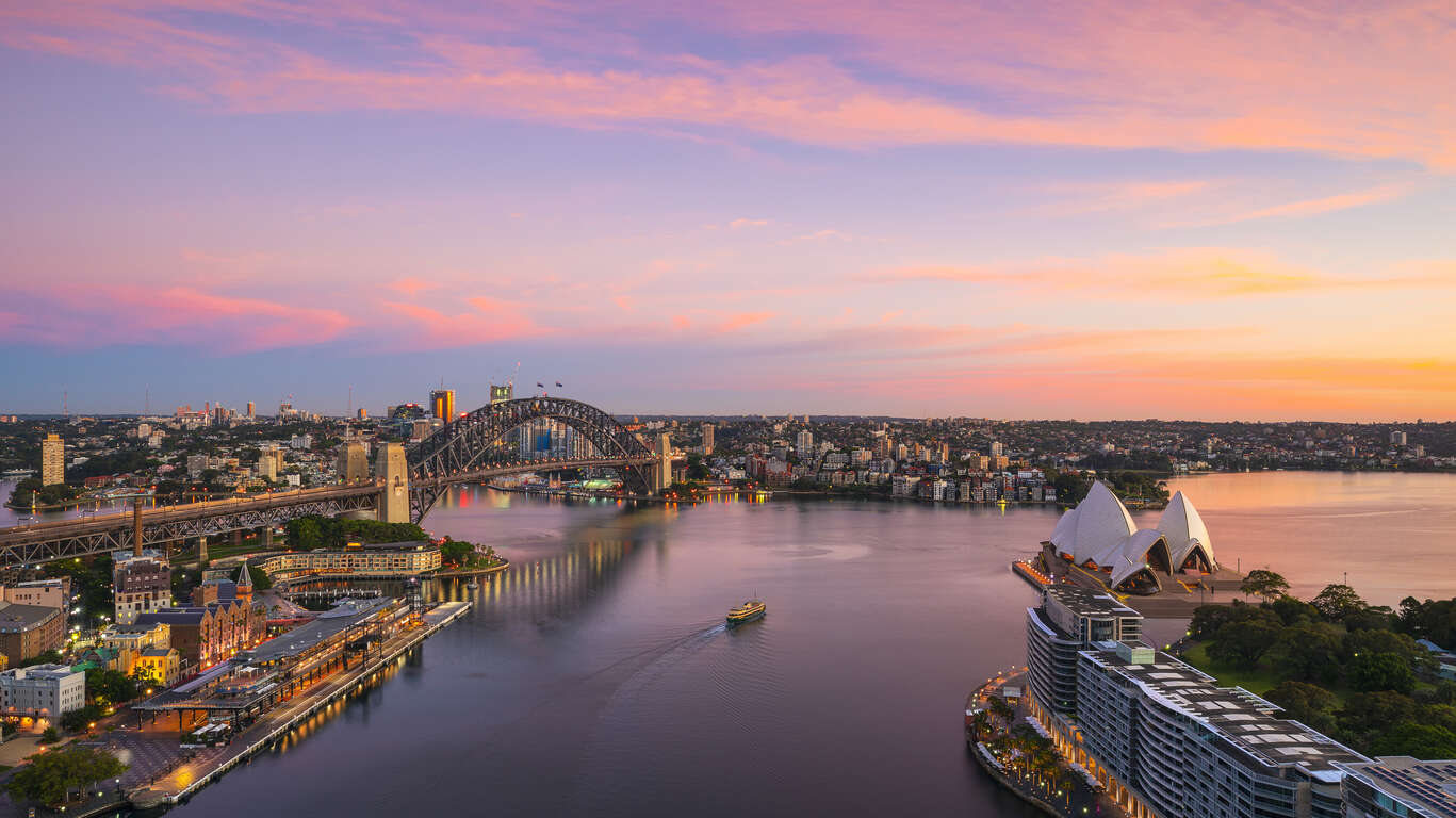 Triangulaire Australienne : Melbourne, Uluru, Sydney