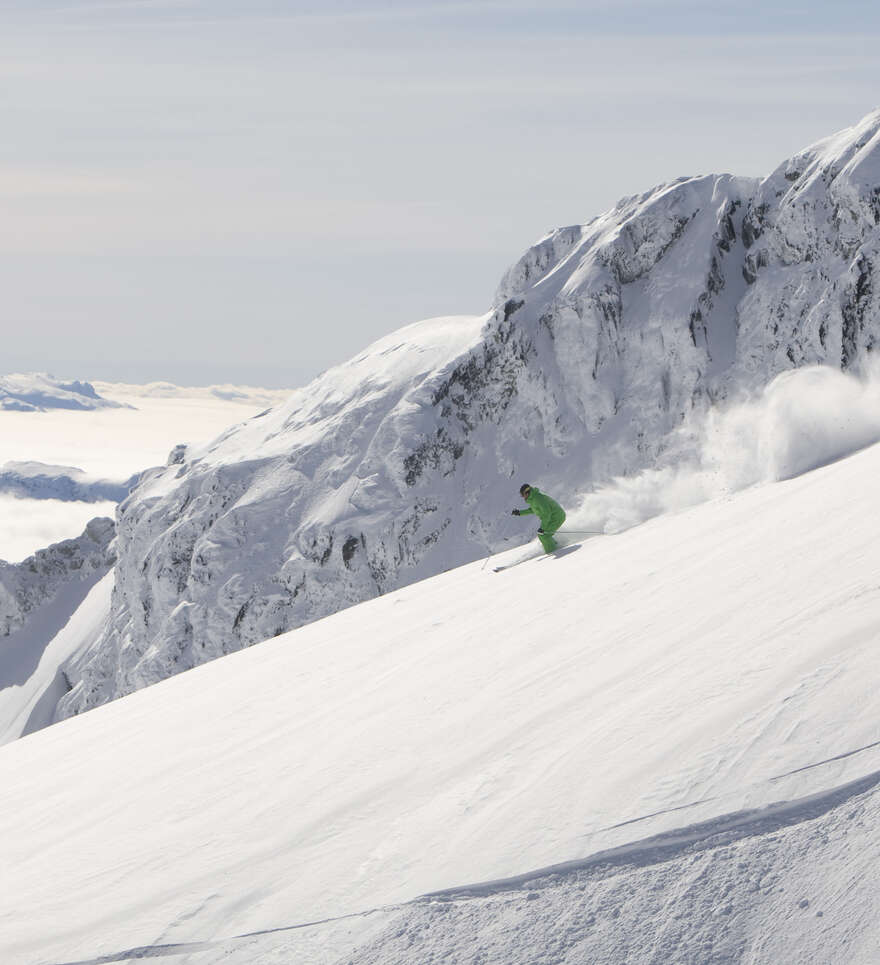 Sports d'hiver dans les Rocheuses et en Colombie Britannique