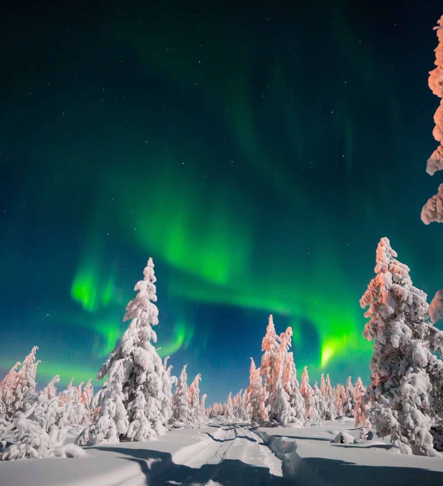 Où voir les aurores boréales en Finlande