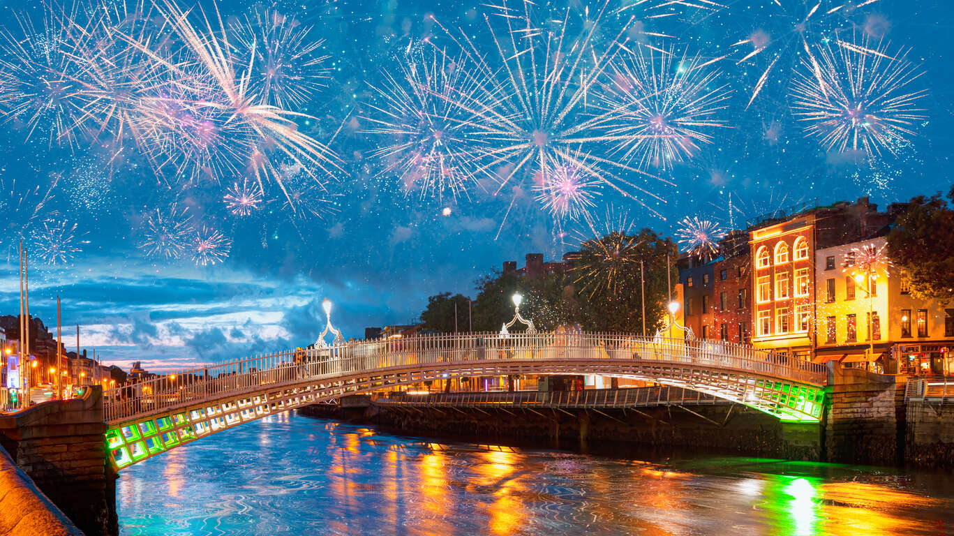 Réveillon du Nouvel An à Dublin