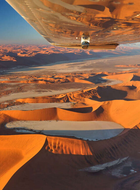 La Namibie vue du ciel