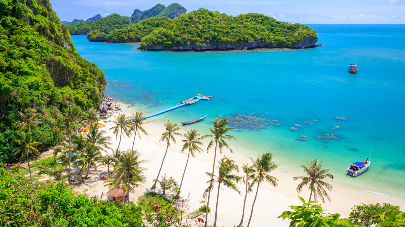 Circuit en petit groupe : culture Thaï et plage de Koh Samui