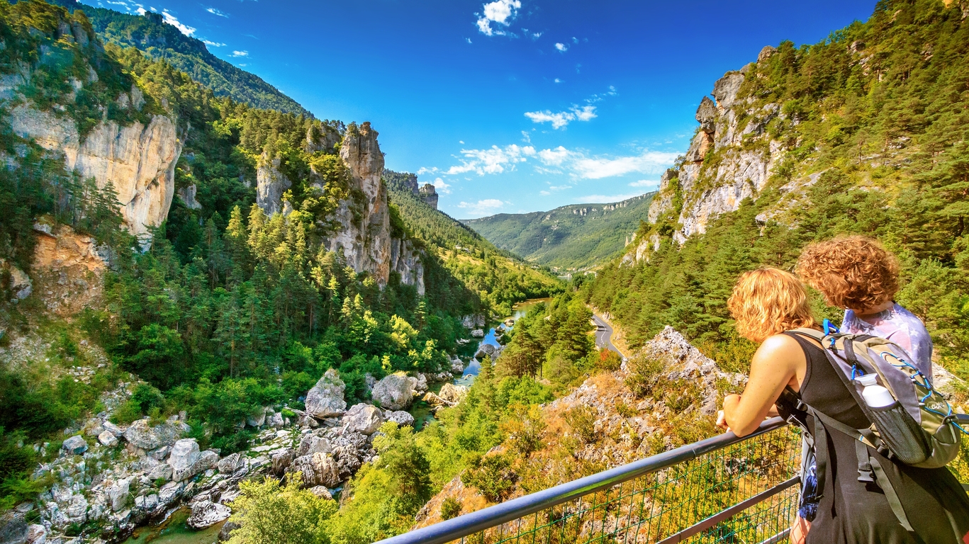 Bol d'air dans les gorges du Tarn, les Causses et Cévennes