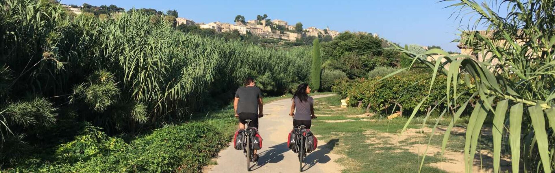 Route du vélo en Provence