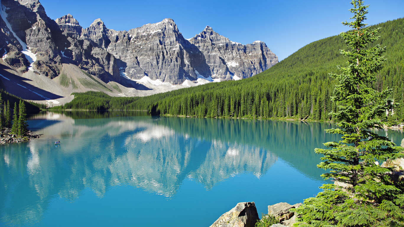 Panorama des Rocheuses américaines et canadiennes