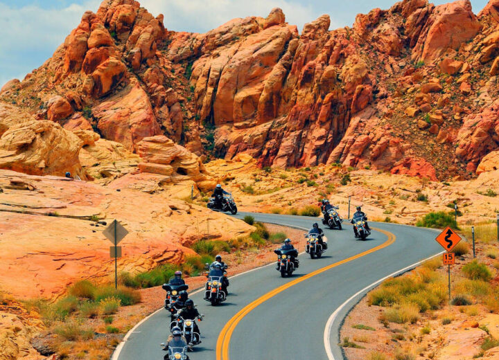 Circuit guidé à moto sur la Route 66