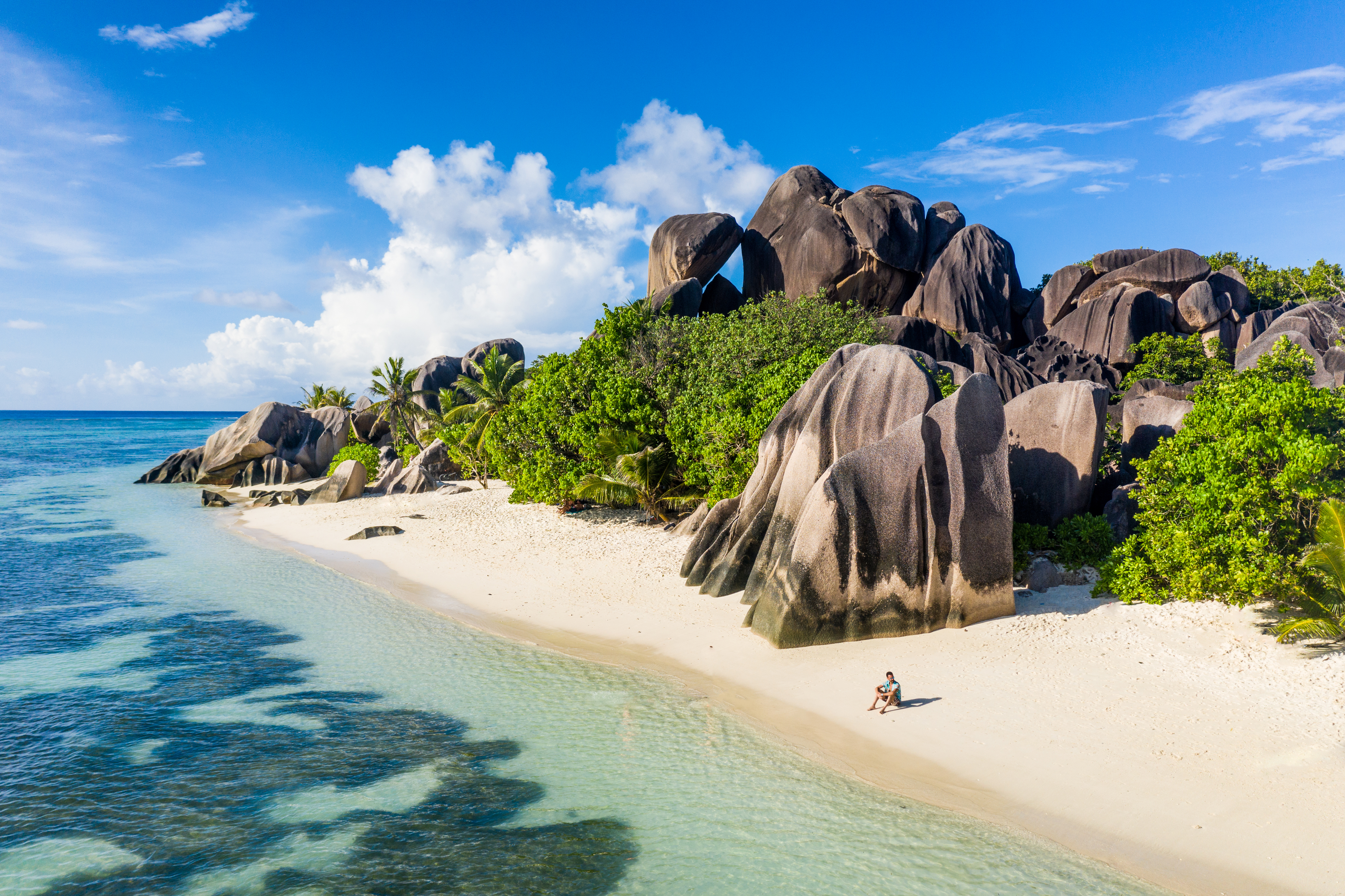 L’ïle de la Digue et sa plage de l’Anse Source d’Argent 