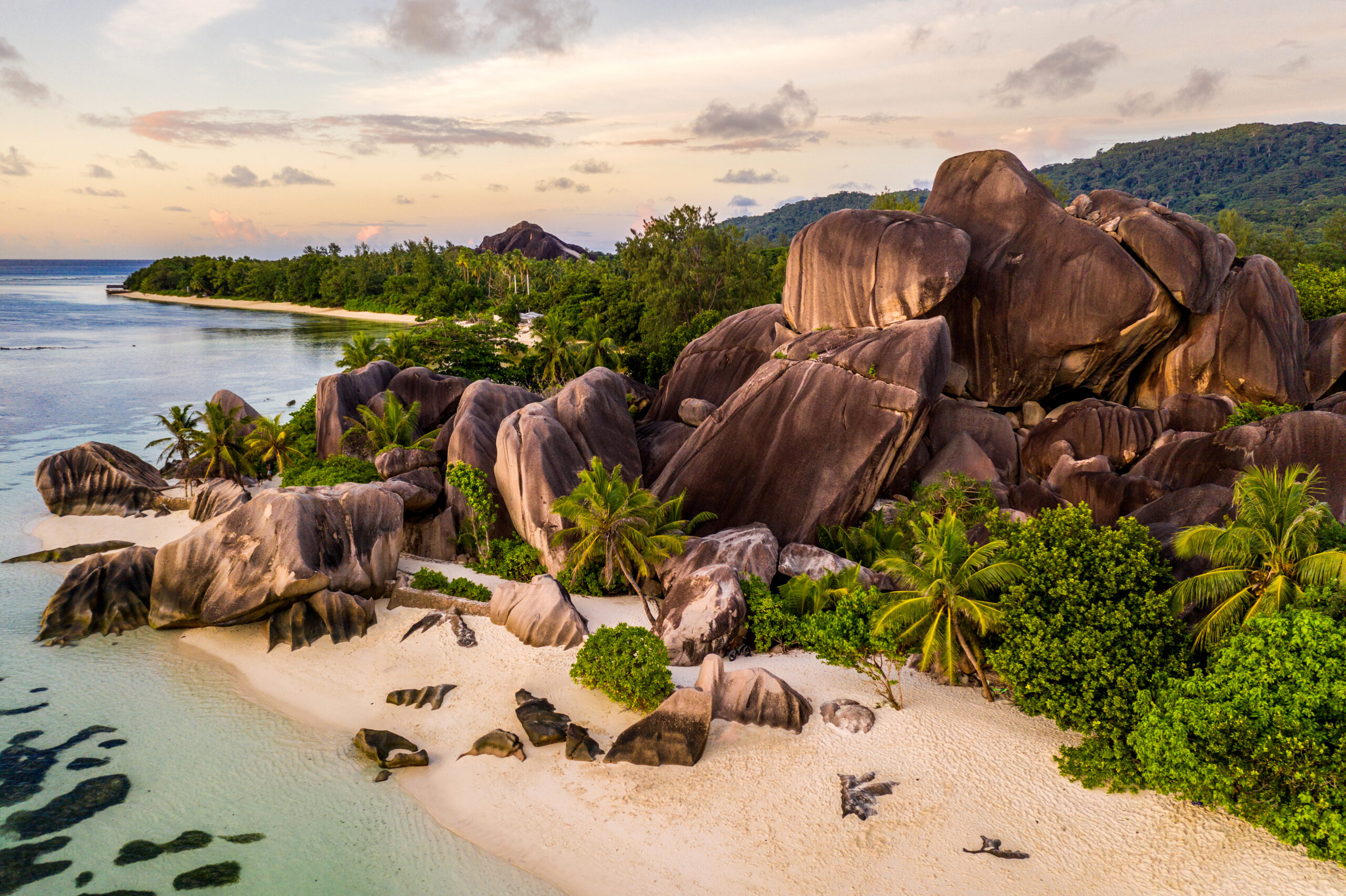 L’ïle de la Digue et sa plage de l’Anse Source d’Argent 