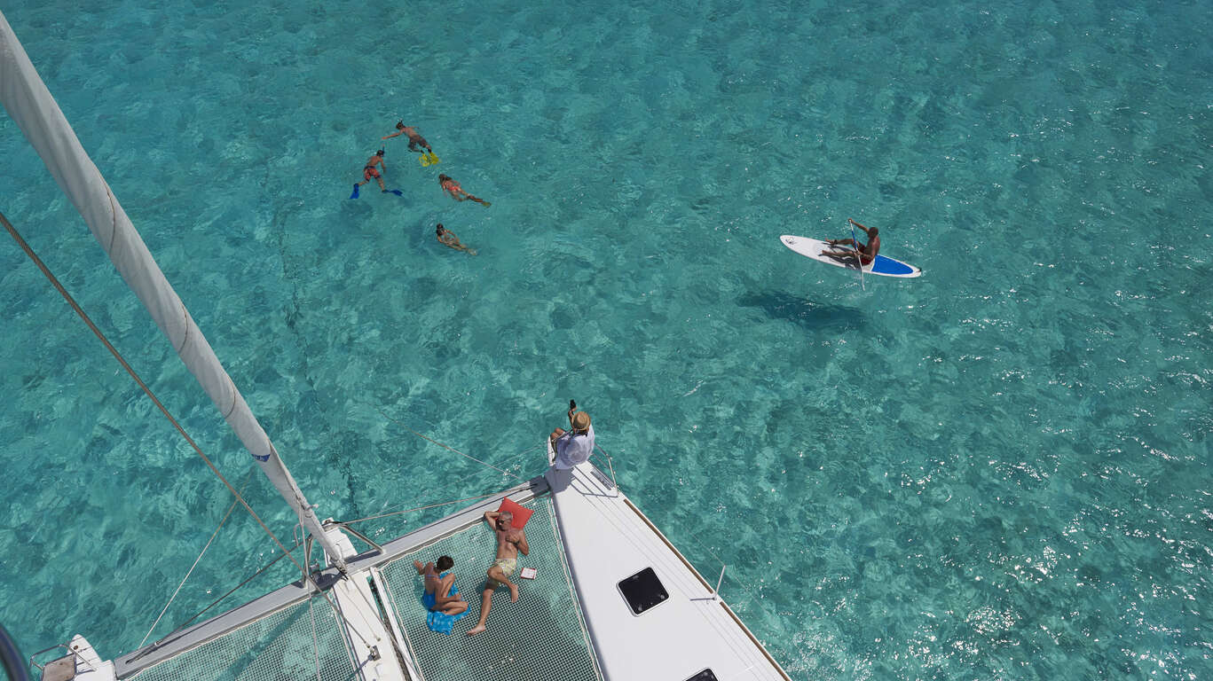 Les îles polynésiennes en catamaran