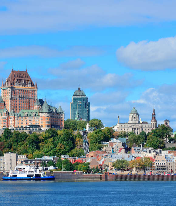 Vue sur Québec depuis Lévis