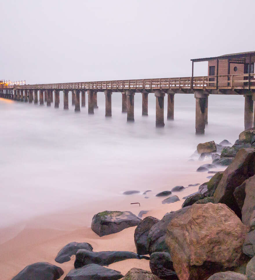 La station balnéaire de Swakopmund en Namibie 