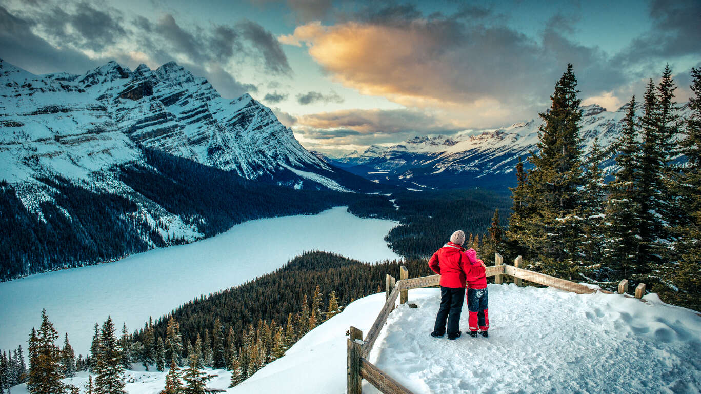 voyage de noces canada hiver Un hiver dans les Rocheuses