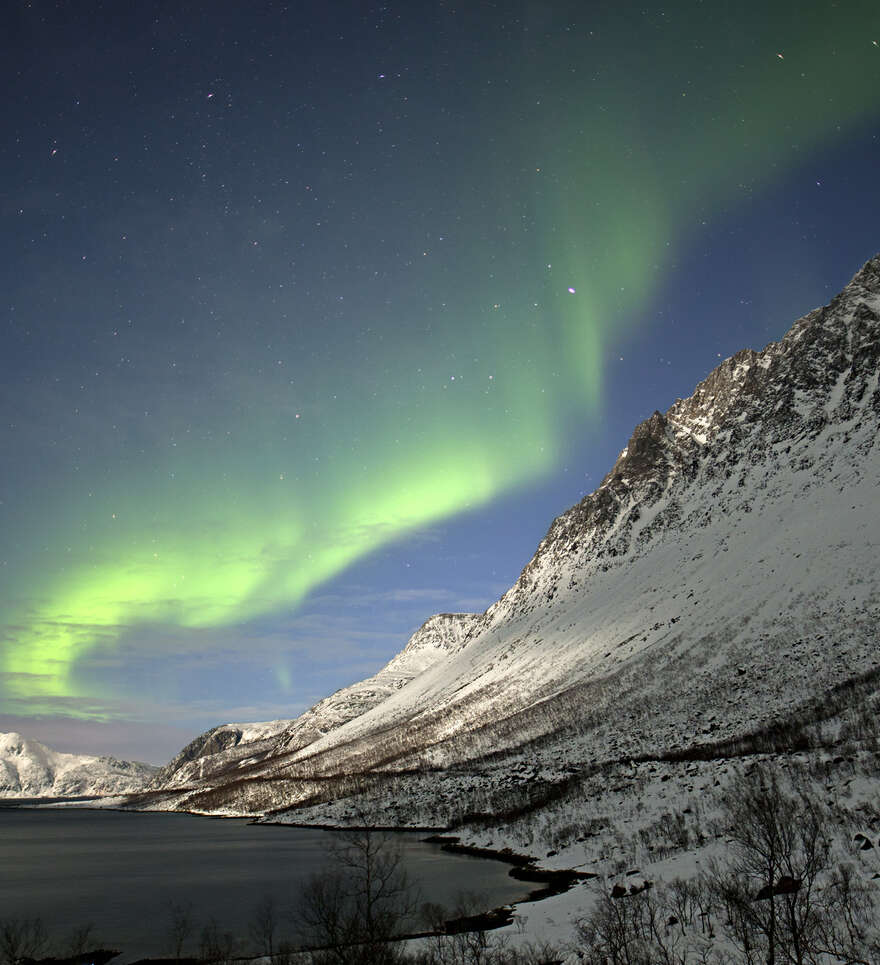 Les aurores boréales en Norvège