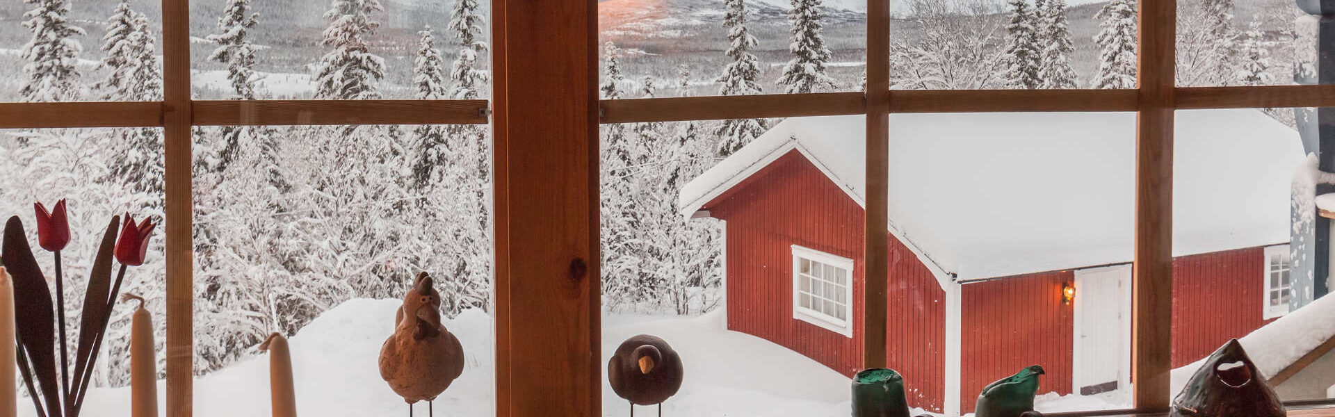 Séjour dans un chalet de bois en Laponie