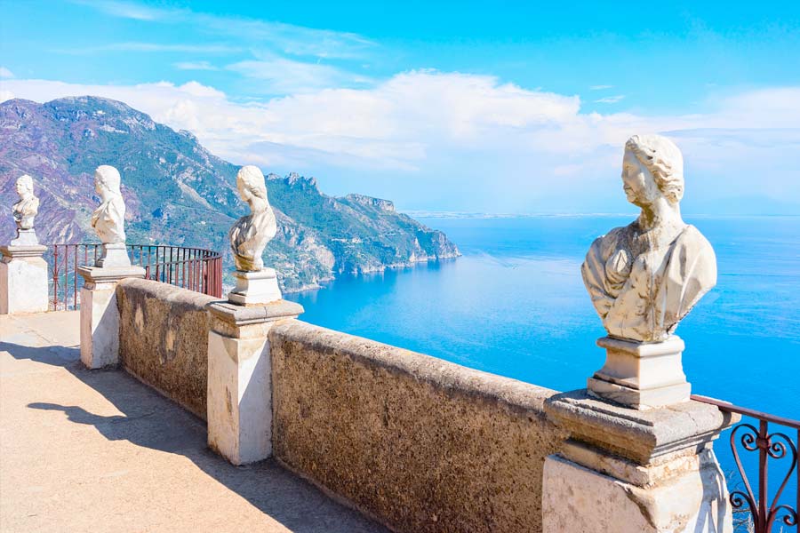 Etape n°6 : Ravello, un point de vue époustouflant sur la baie de Naples 