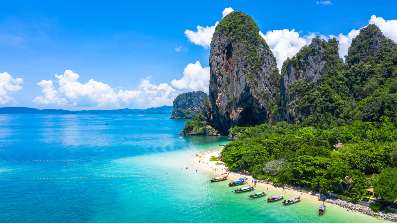 Krabi entre terre et plage
