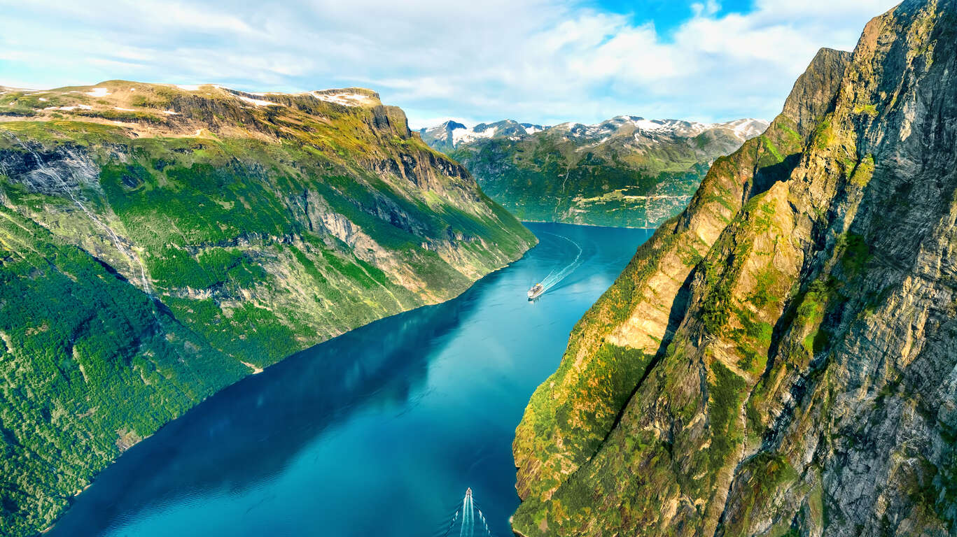 Vers les fjords de Norvège depuis Copenhague