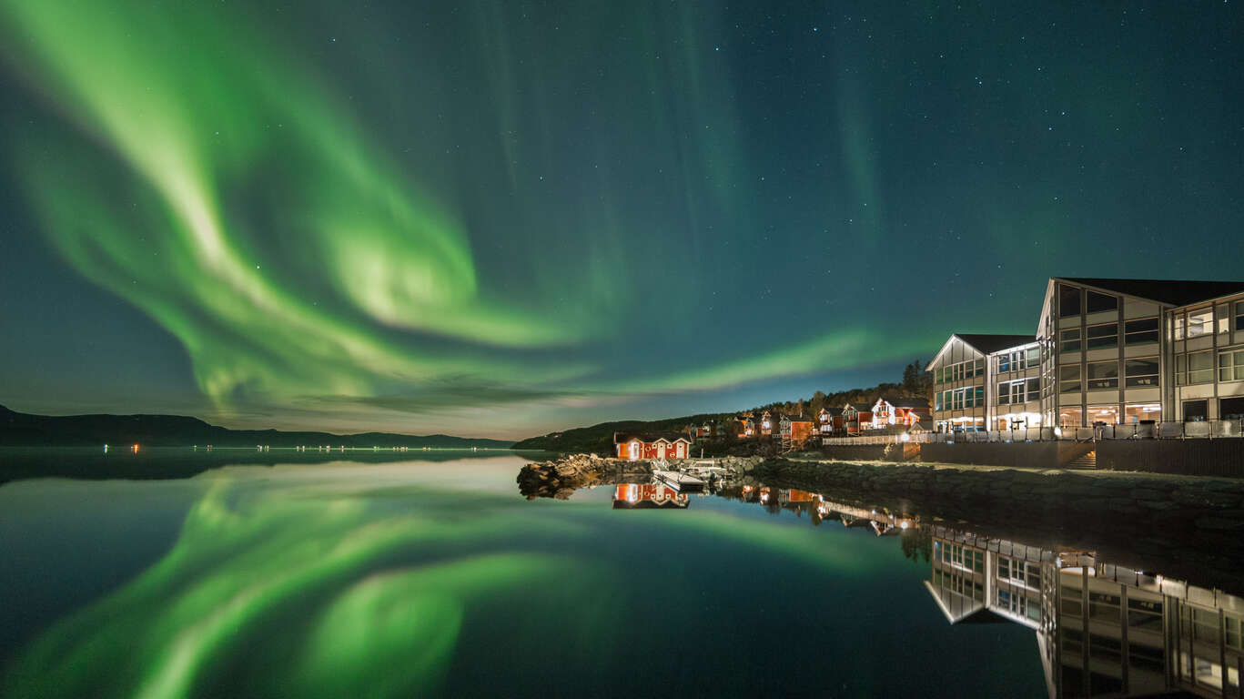 Séjour sous les aurores boréales de Norvège