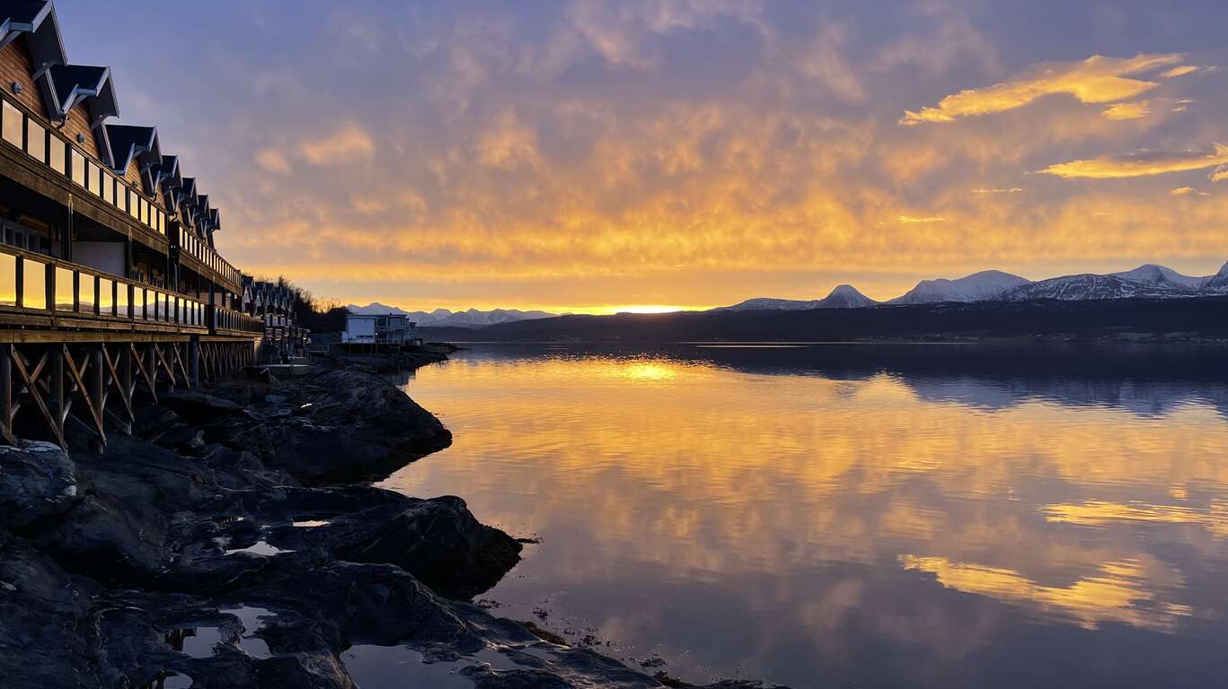 Aurores boréales en Norvège