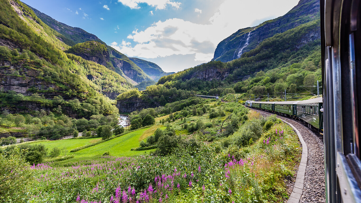 La Norvège en train