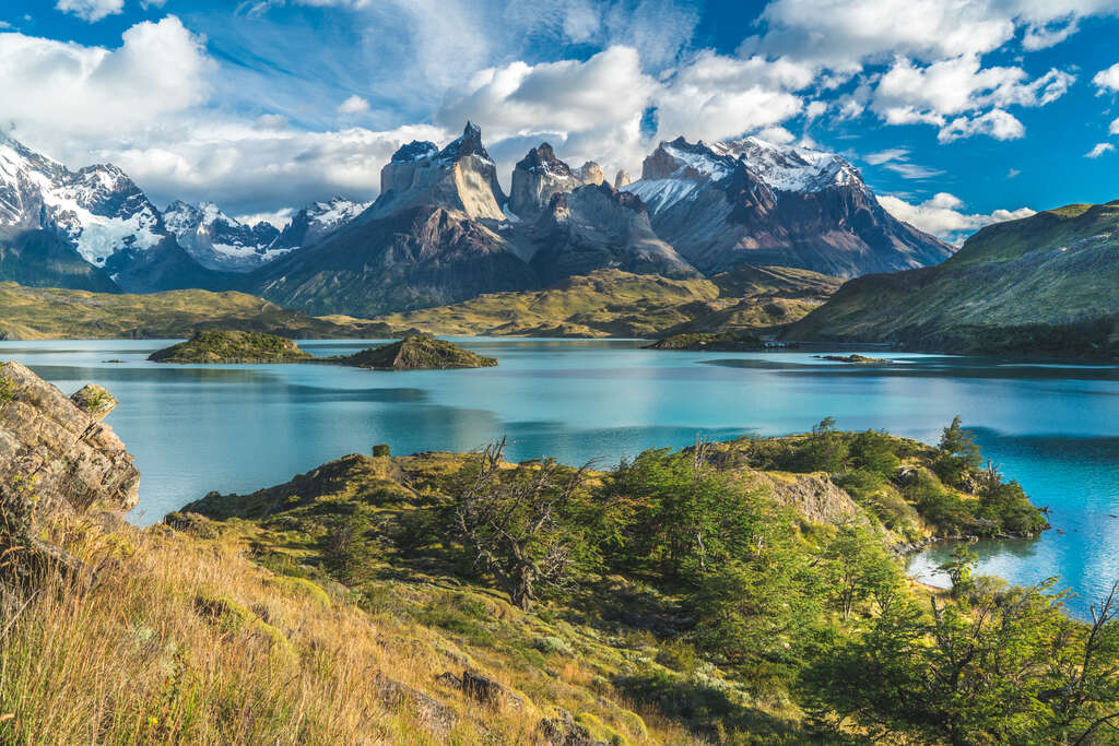 Lac bleu, Torres del Paine