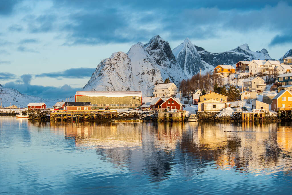 Les îles Lofoten en hiver